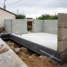 Agrandissement terrasse pour jardin suspendu Olivet